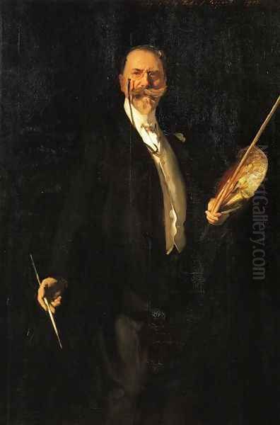 William Merritt Chase Oil Painting by John Singer Sargent