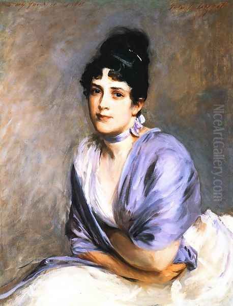 Mrs. Frank Millet Oil Painting by John Singer Sargent