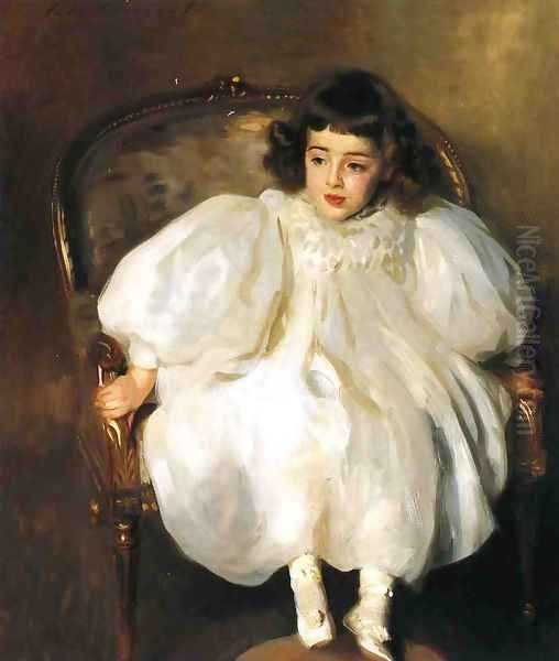 Expectancy (or Portrait of Frances Winifred Hill) Oil Painting by John Singer Sargent