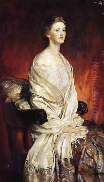 Sylvia Harrison Oil Painting by John Singer Sargent