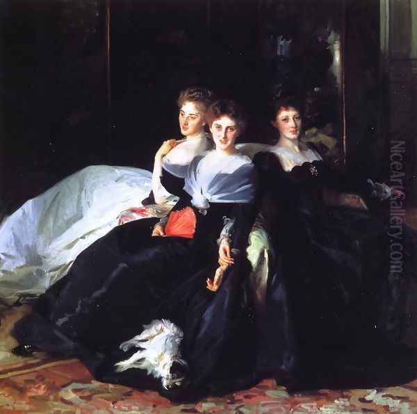 The Misses Hunter Oil Painting by John Singer Sargent