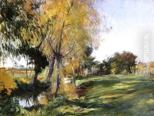 Landscape at Broadway Oil Painting by John Singer Sargent