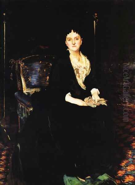 Mrs. William Henry Vanderbilt Oil Painting by John Singer Sargent