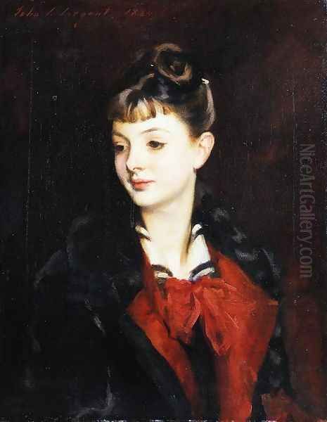 Mademoiselle Suzanne Poirson Oil Painting by John Singer Sargent