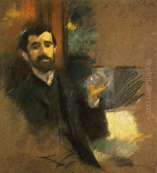 Paul Helleu Oil Painting by John Singer Sargent