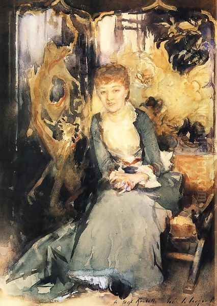 Henrietta Reubell Oil Painting by John Singer Sargent