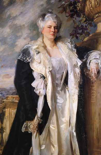 Mrs. Ernest Hills Oil Painting by John Singer Sargent