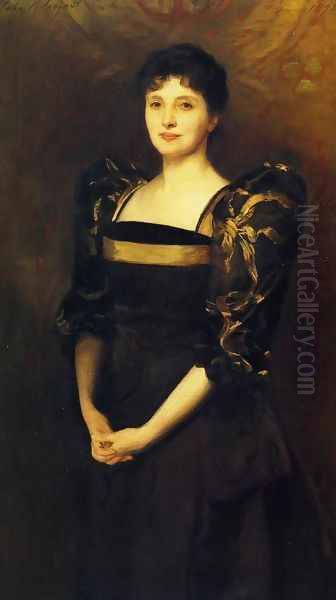 Mrs. George Lewis (Elizabeth Eberstadt) Oil Painting by John Singer Sargent