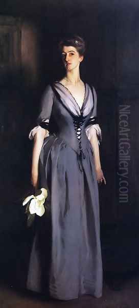 Mrs. Albert Vickers Oil Painting by John Singer Sargent