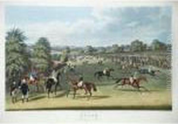 Epsom Oil Painting by James Pollard