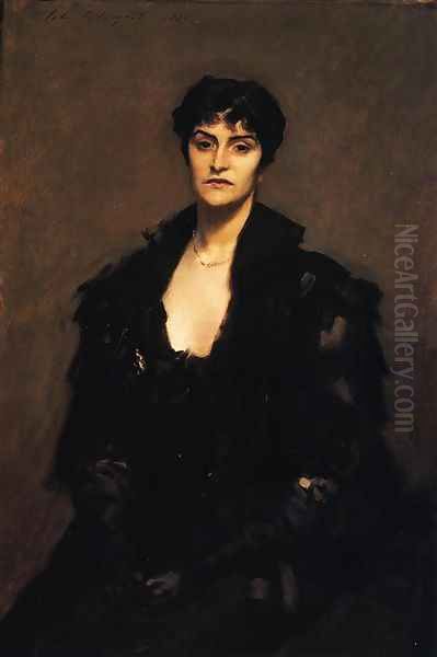 Mrs. Waldo Story Oil Painting by John Singer Sargent