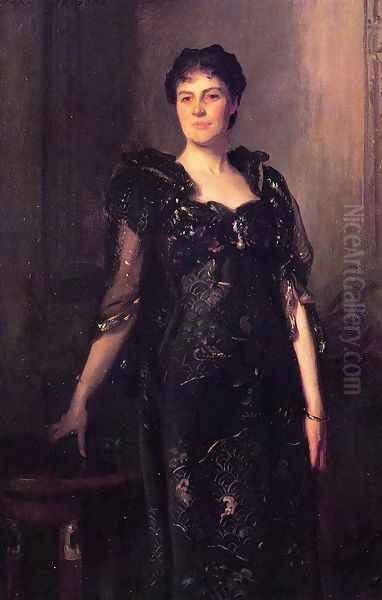 Mrs. Charles F. St. Clair Anstruther-Thompson, nee Agnes Oil Painting by John Singer Sargent