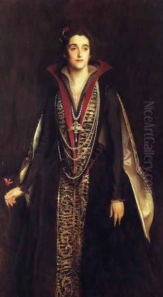 The Countess of Rocksavage Oil Painting by John Singer Sargent