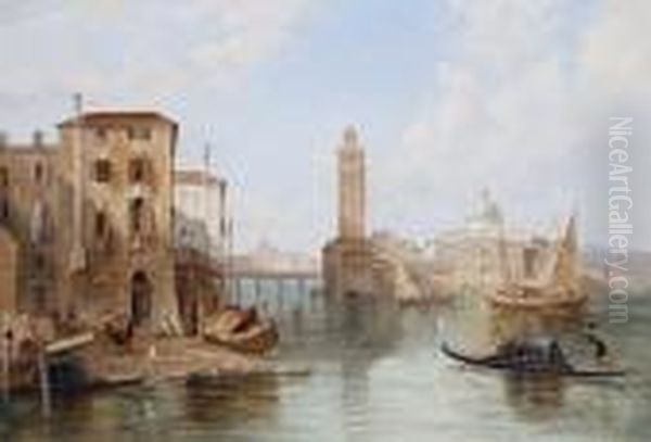 The Grand Canal, Venice Oil Painting by Alfred Pollentine