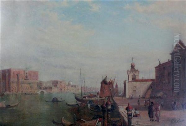 View Of Venice Oil Painting by Alfred Pollentine