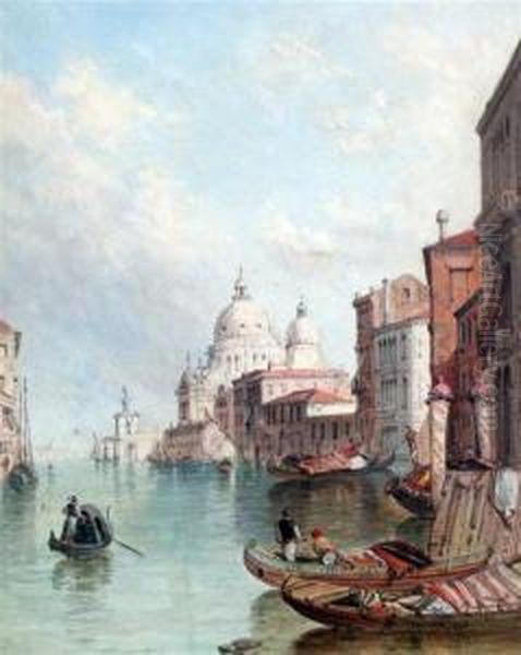 View Of Venice Oil Painting by Alfred Pollentine