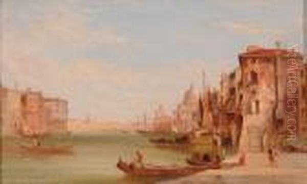 Scorcio Di Venezia Oil Painting by Alfred Pollentine