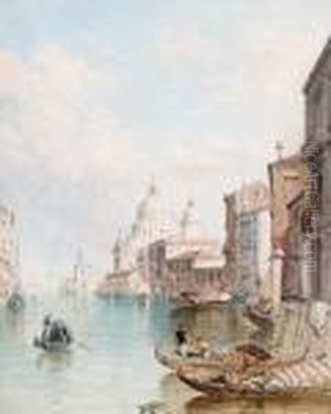 The Grand Canal Oil Painting by Alfred Pollentine