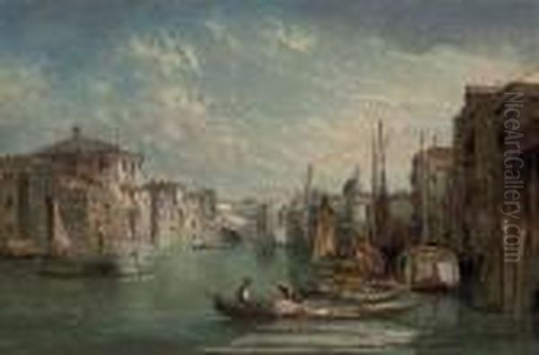 The Grand Canal, Venice Oil Painting by Alfred Pollentine