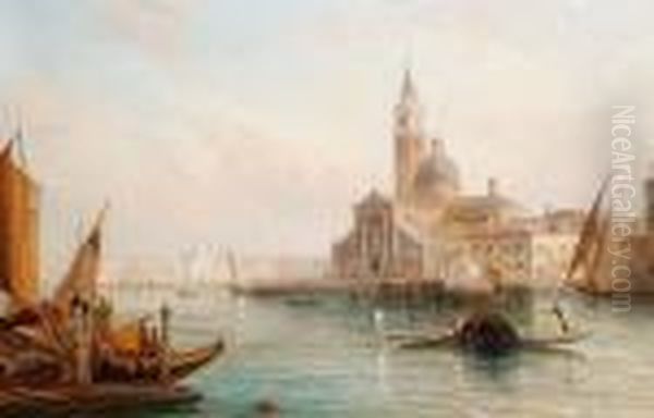 San Giorgio Maggiore Oil Painting by Alfred Pollentine