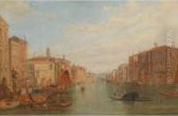 The Grand Canal, Venice Oil Painting by Alfred Pollentine