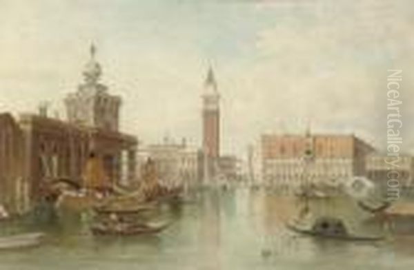 The Ducal Palace, Venice Oil Painting by Alfred Pollentine