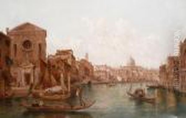 The Grand Canal, Venice Oil Painting by Alfred Pollentine