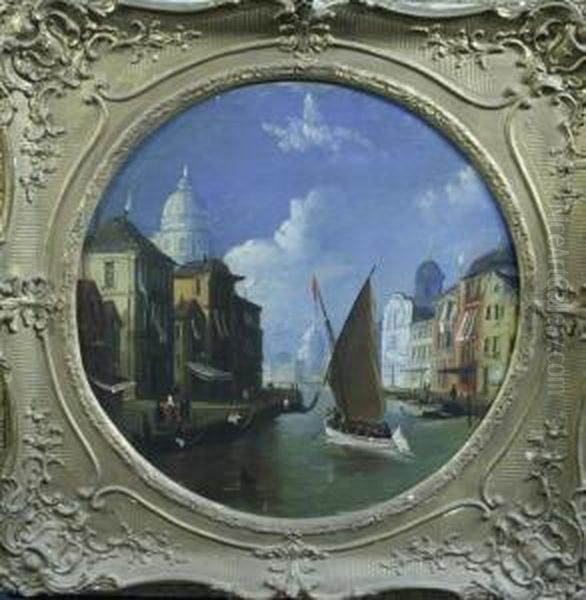 The Grand Canal, Venice Oil Painting by Alfred Pollentine