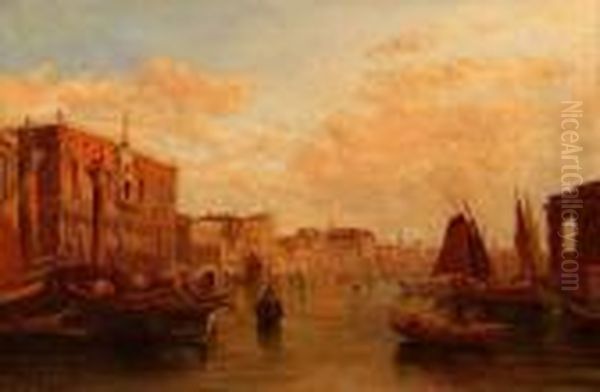 The Ducal Palace Oil Painting by Alfred Pollentine