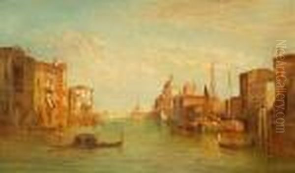 The Grand Canal, Venice Oil Painting by Alfred Pollentine