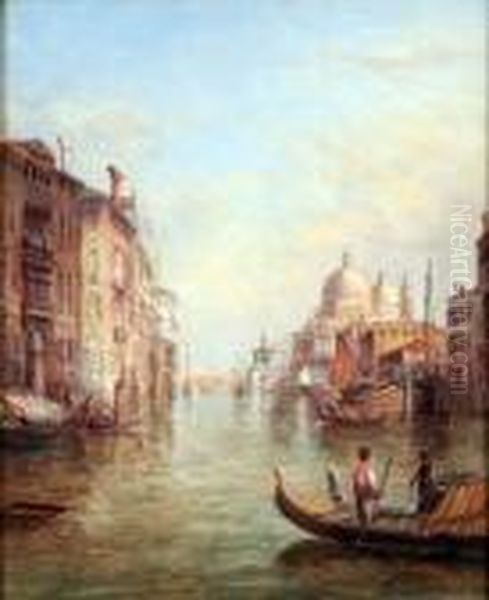 Santa Maria Della Salute Oil Painting by Alfred Pollentine