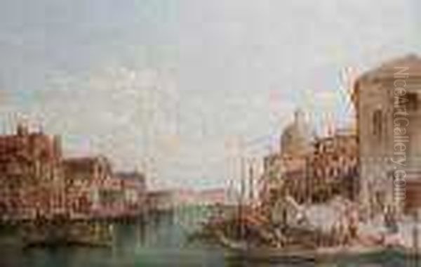 The Grand Canal, Venice Oil Painting by Alfred Pollentine