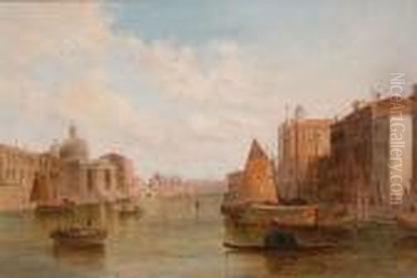 The Grand Canal, Venice Oil Painting by Alfred Pollentine