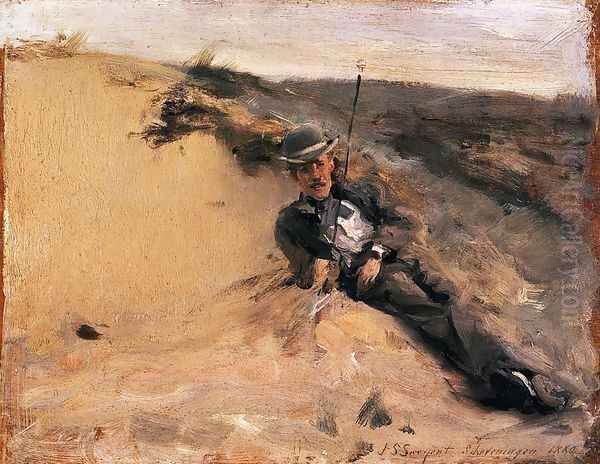 Ralph Wormeley Curtiis Oil Painting by John Singer Sargent