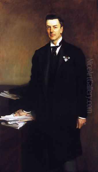 The Right Honourable Joseph Chamberlain Oil Painting by John Singer Sargent