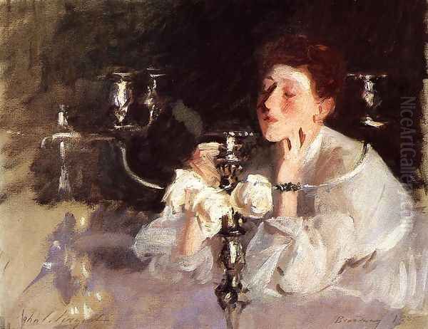 The Candelabrum Oil Painting by John Singer Sargent