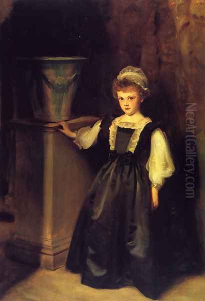 The Honorable Laura Lister Oil Painting by John Singer Sargent