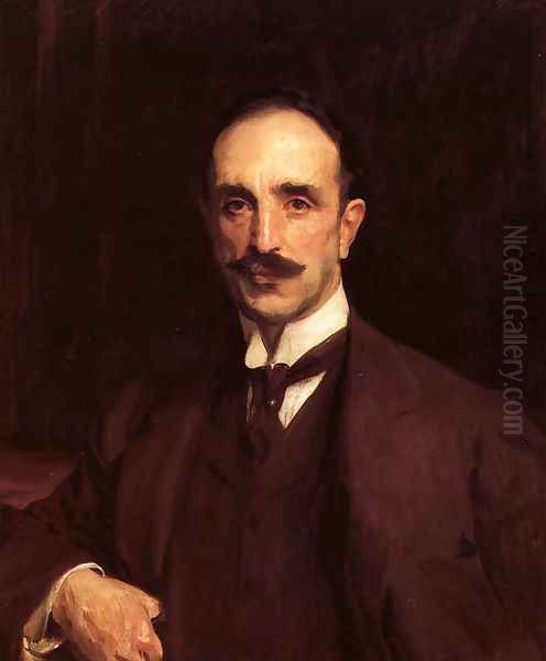 Portrait of Douglas Vickers Oil Painting by John Singer Sargent