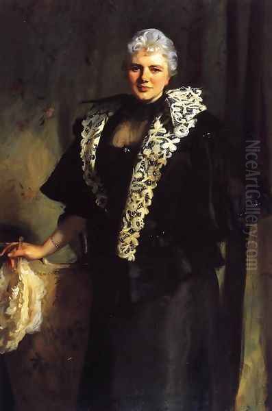 Mrs. Ernest Hill (Constance Malanie Wynne-Roberts) Oil Painting by John Singer Sargent