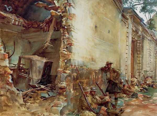 Street in Arras by John Singer Sargent