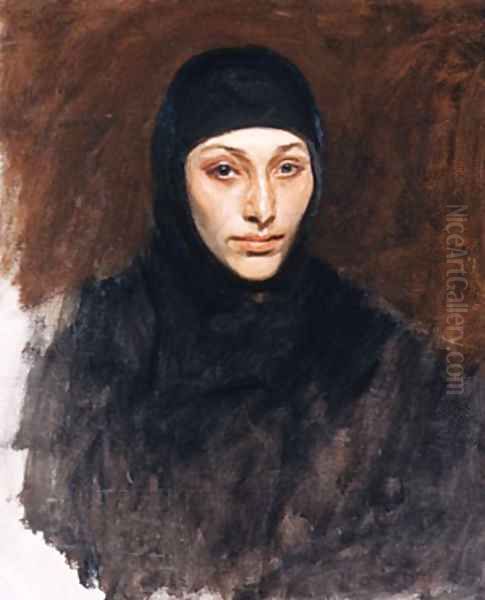 Egyptian Woman Oil Painting by John Singer Sargent