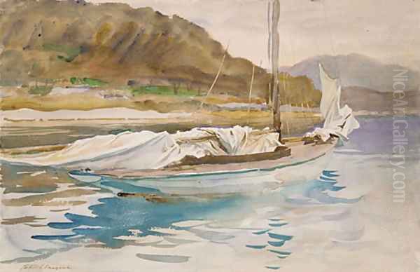 Idle Sails 1913 Oil Painting by John Singer Sargent