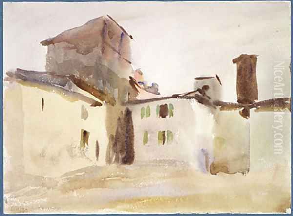 Borgo San Lorenzo (2) ca 1910 Oil Painting by John Singer Sargent