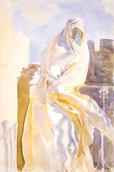 Arab Woman Oil Painting by John Singer Sargent