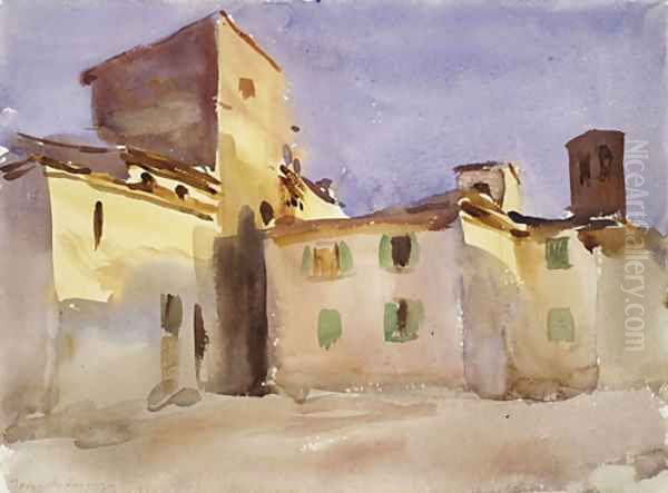 Borgo San Lorenzo (1) ca 1910 Oil Painting by John Singer Sargent