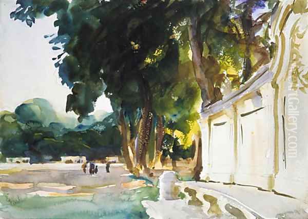 Spanish Midday Aranjuez 1912 (or 1903) Oil Painting by John Singer Sargent