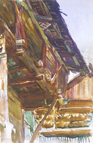 Chalet 1912 Oil Painting by John Singer Sargent