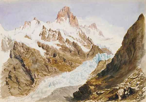 Splendid Mountain Watercolours Sketchbook 1870 Oil Painting by John Singer Sargent