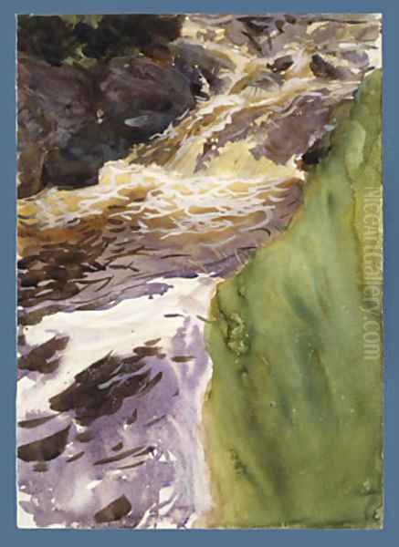 Rushing Water Oil Painting by John Singer Sargent