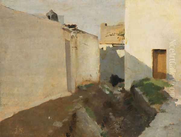 White Walls in Sunlight Morocco Oil Painting by John Singer Sargent